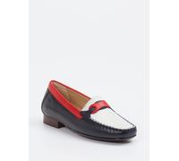 Sioux Slipper COLANDINA in blau/weiß/rot in Größe: 41 für Damen Weite: F