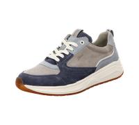 Sneaker SIOUX "Tasulio-702-J", Herren, Gr. 45 (UK 10 1/2), blau, Obermaterial: 50% Kalbsveloursleder CAVL. 50% Lammveloursleder LAVL. 100% Gummi rubber., Schuhe Sneaker (47064548-45) blau