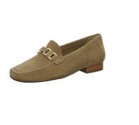 Slipper SIOUX "Cambria", Damen, Gr. 39 (UK 5 1/2), braun (hellbraun), Obermaterial: 100% Ziegenveloursleder GOVL. 100% Gummi rubber., Schuhe Slipper (24899359-39) hellbraun