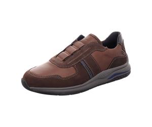 Sioux Turibio Corvino/Turf (Braun) - sportlicher Slipper - Herrenschuhe Slipper, Braun, leder (nubuk/cordoba) für Herren, braun, Größe 44 EU / 9,5 UK
