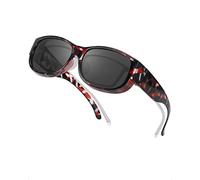 SIPHEW Sonnenbrillen Überziehbrille UV400 Schutz, Fit-Over Brille Überzieh Sonnenbrillen Clip für brillenträger Damen Herren