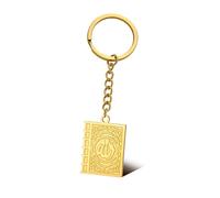 SIPURIS Schlüsselanhänger mit Allah, quadratischer Schlüsselanhänger, Islam, Sura, Koran, muslimisches Amulett, Allah, religiöser Schlüsselanhänger, Schmuck, Allah-k-g, 1.06*0.79in/27*20mm