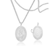 SIPURIS Sonnengott Apollo-Halskette, griechische Mythologie, Amulett, nordischer Wikinger, Accessoires für Herrenschmuck, 1.02*1.46in, Edelstahl, Kein Edelstein