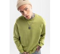 Siroko Sweatshirt "Tree" in Grün - Größe L | Herren Plussize