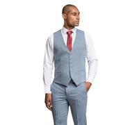 SIRRI Festliche Slim Fit Weste aus Tweed für Herren in Hellblau, Separat erhältlich, Brust 54