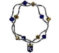 Siskiyou Gifts MLB Kansas City Royals Damen-Armband, farbige Perlen, Teamfarben, Einheitsgr e