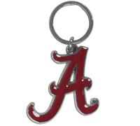 Siskiyou NCAA Sports Fan Shop Alabama Crimson Tide Chrom & Emaillierter Schlüsselanhänger, Einheitsgröße, Teamfarben