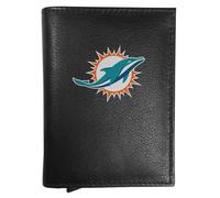 Siskiyou NFL Miami Dolphins Leder RFID Pop-Up Geldbörse One Size, schwarz