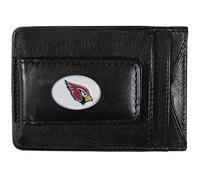 Siskiyou NFL Sports Herren Arizona Cardinals Ledergeld- und Kartenhalter, Einheitsgröße, Schwarz
