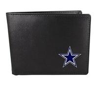Siskiyou NFL Sports Herren Geldbörse Dallas Cowboys aus Leder, zweifach gefaltet, Einheitsgröße, Schwarz