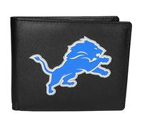 Siskiyou NFL Sports Herren Geldbörse Detroit Lions, zweifach gefaltet, großes Logo, Einheitsgröße, Schwarz