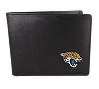 Siskiyou NFL Sports Herren Geldbörse, Jacksonville Jaguars, zweifach gefaltet, Einheitsgröße, Schwarz
