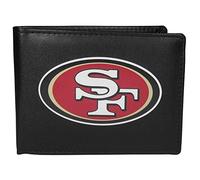 Siskiyou NFL Sports Herren Geldbörse San Francisco 49ers, doppelt gefaltet, großes Logo, Einheitsgröße, Schwarz