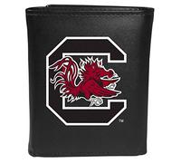 Siskiyou Sports NCAA South Carolina Fighting Gamecocks Tri-fold Wallet Large Logo, Schwarz