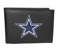 Siskiyou Sports NFL Dallas Cowboys Herren-Geldbörse, Leder, großes Logo, Einheitsgröße, Schwarz