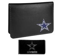 Siskiyou Sports NFL Dallas Cowboys Weekend Bi-fold Wallet & Black Money Clip, Schwarz, Einheitsgröße