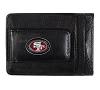 Siskiyou Sports NFL Herren San Francisco 49Ers Leder Bargeld & Kartenhalter Einheitsgröße Schwarz