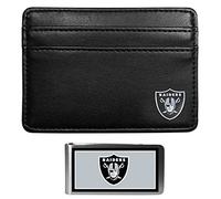Siskiyou Sports NFL Las Vegas Raiders Weekend Wallet & Color Money Clip, Schwarz, Einheitsgröße