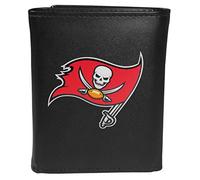 Siskiyou Sports NFL Tampa Bay Buccaneers Tri-Fold Wallet Large Logo Black