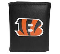 Siskiyou Unisex Sports Cincinnati Bengals Geldbörse mit großem Logo, Schwarz, Einheitsgröße