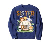 Sister of The Wild One Safari Dschungel 1. Geburtstag Matching Sweatshirt