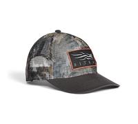 SITKA Icon Optifade Mesh Mid Pro Trucker Hat - Verstellbarer Outdoor-Hut mit Schnappverschluss für Herren, Lead Elevated II, Einheitsgröße