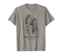 Sitting Bull, Lakota Chief, Sioux, Amerikanisch, Indisch, T-Shirt