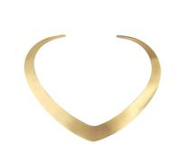 SiVaji Halskette Ketten Schmuck Herren Frauen Anhänger necklace Halsband Halskette V Form Choker Halskette Gold Farbe Halsbänder Schmuck Drehmomente Statement Schmuck Gold