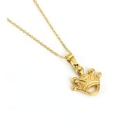 SiVaji Halskette Ketten Schmuck Herren Frauen Anhänger necklace Krone Halskette Frau Zubehör Mode Schmuck Halskette für Frauen Kette Chocker Goldfarbe