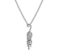 SiVaji Halskette Ketten Schmuck Herren Frauen Anhänger Necklacetiger Hip Hop Halskette Männer Frauen Langer Pullover Kettenanhänger 3D Tiger
