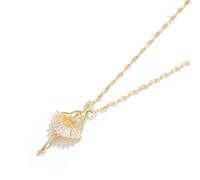 SiVaji Necklaces Halskette Ketten Schmuck Herren Frauen Anhänger Necklace Ballerina Mädchen Anhänger Halsketten Für Frauen Damen Gold