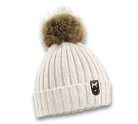 siviwonder Shiba Inu Mütze Pompom Hunde Patch Gassi Beanie Strickmütze Witzig Spruch Warm Japanese Dog Farbe Natural