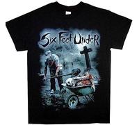 Six Feet Under Dead Meat Shirt T-Shirt Death Metal T-Shirt Funny Tee Shirt Hipster Summer Black 3XL