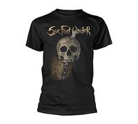 Six Feet Under Knife Skull offiziell Männer T-Shirt Herren (Medium)