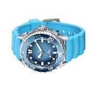 SIXRUN Solarbetriebene Quarz-Taucheruhr, Tauchuhr mit Edelstahl-Silikonarmband, 300 M Wasserbeständigkeit, Leuchtendes Zifferblatt, Hohe Genauigkeit, für Männer und Frauen, Tauchen, Schwimmen,