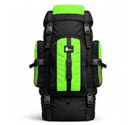 SiXsigma Sports XLarge 120L Wandern Camping Rucksack Gepäck Festival Reisetasche Holdall, grün/grau, 120 Litre