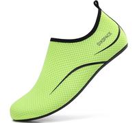 Sixspace Badeschuhe Damen Herren Wasserschuhe Schwimmschuhe Männer Frauen Strandschuhe Barfußschuhe für Strand Pool Meer Wassersport(Grün 47 EU)