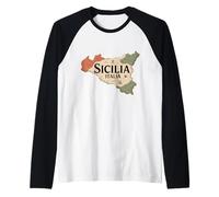 Sizilianer Italiener Italia Sicilia Karte Palermo Italien Sizilien Raglan