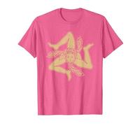 Sizilien Sicilia Italien Palermo Insel Italienisch T-Shirt, Herren, Rosa Meliert, M