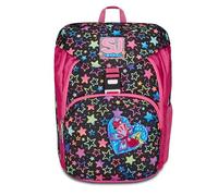 SJ Gang Schulrucksack Mocrolight, Rosa, bunt, Panda, Einzelfach mit magnetischer Schnalle, verstellbarer Taillengurt, Flip-System auf Fronttasche, Grundschulen, Medium, Mädchen, Mädchen, Rosa, Taglia