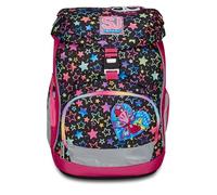 SJ Gang Schulrucksack Updown Soft, Rosa, bunt, Panda, Einfach mit verstellbarem Taillengurt, Seitentasche mit Reißverschluss, Netztasche für Trinkflasche, Rucksack für Grundschulen, Medium, Mädchen,