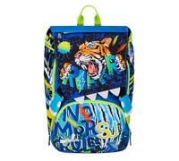 SJ GANG STYLE JAM GANG Erweiterbarer Schulranzen, ab 1. Klasse, Schulrucksack mit Extra Volumen; Geräumige Schultasche für Mädchen und Jungen, mit Trinkflaschenfach, mit Tieren