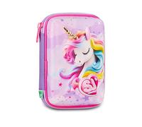 SJ GANG STYLE JAM GANG Federmäppchen für die Schule Speed Pad + Fable Journey, Rosa, Stiftehalter mit herausnehmbaren Planken, komplett mit Stiften, Bleistiften, Farben, Zubehör Rucksack, Grundschule