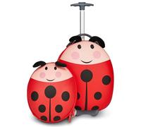 SJ Gang Style Jam Gang Trolley-Rucksack-Set für Kinder, mit ausziehbarer Einzelstange, Rollen von 60 mm, Anti-Kippfuß und internen Bändern