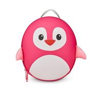 SJ GANG STYLE JAM GANG Kleiner Schulrucksack für Kinder, Fancy Animals, Fuchsia, Motiv: Pinguin, Schule und Freizeit, fuchsia, Taglia unica, Modern