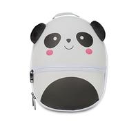 SJ GANG STYLE JAM GANG Kleiner Schulrucksack für Kinder, Fancy Animals, weiß und schwarz, Panda-Motiv, Schule und Freizeit, Weiß, Taglia Unica, Modern