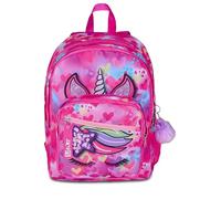 SJ GANG STYLE JAM GANG Rucksack für Schule, Sport, Freizeit, Geräumige Schultasche für Mädchen und Jungen, Extra Platz, Trinkflaschenfach, rosa