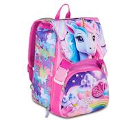 SJ GANG STYLE JAM GANG Schulranzen, Erweiterbarer Rucksack, Geräumige Schultasche für Mädchen, Extra Platz, Trinkflaschenfach, rosa