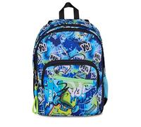 SJ GANG STYLE JAM GANG Schulrucksack mit zwei Fächern, Sj Ever Cloudy Blue, 31 l, mit Trinkflaschentasche und abnehmbarem Charm, Grundschule, Kinder