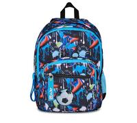 SJ GANG STYLE JAM GANG Schulrucksack mit zwei Fächern, Sj Ever Fluid Game, Blau, 31 l, mit Trinkflaschentasche und abnehmbarem Charm, Grundschule, Kinder
